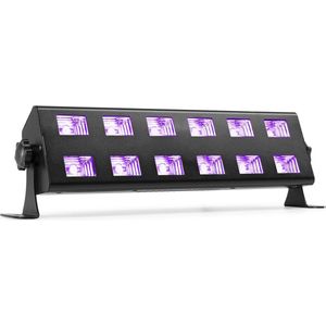 Blacklight - BeamZ BUV263 - LED blacklight bar met 12 UV LED's van 3W