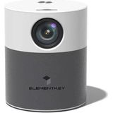 ELEMENTKEY BEAM6® - WiFi Full HD Projector - Beamer Met Speaker - Home Cinema – Android 9.0 Systeem – 8000 Lumen - Airplay / DLNA – Geluidsarm - 1920x1080P-projector – Wit/Grijs
