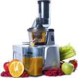 Sieham Slowjuicer - Verse Fruit Smoothies en Groente sapjes - Verticaal - BPA Vrij - Persschroef - Droge Pulp - 500 ml - 150W - Grijs