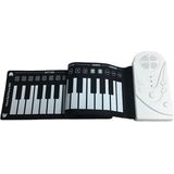 Kidsly Roll up piano | Flexibel keyboard | Piano keyboard | Keyboard kinderen | 49 toetsen | Wit