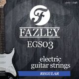 Fazley EGS03 (set van 6 snaren) snaren voor elektrische gitaar (regular) gitaarsnaren snaren voor elektrische gitaar