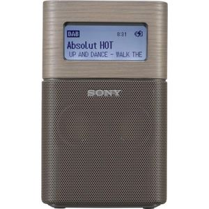 Sony XDR-V1BTD - Draagbare DAB+ radio met Bluetooth en wekker - Bruin