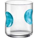 Bormioli Rocco Giove waterglas - Blauw - 31 cl - Set-6