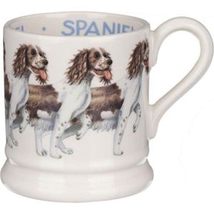Emma Bridgewater Mug 1/2 Pint Dogs Spaniel Brown & Cream