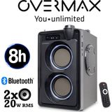 Overmax Soundbeat 5.0 - Portable speaker - 8 uur - BASS - Bluetooth™ 5.0