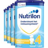 Nutrilon Dreumesmelk Vanille 4 - Flesvoeding vanaf 1 jaar - 4 x 800 gram