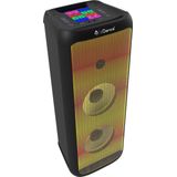 iDance DJX2000 Party Speaker - Inclusief 2 Microfoons en RGB LED verlichting - Karaoke Set - 2000 Watt