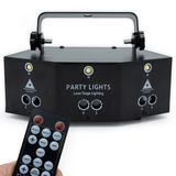 Glarity Discolamp - Feestlamp Met Lasers - RGB Party light - Stroboscoop - Portable Lichtshow - LED Projector Feestverlichting - Met Afstandsbediening