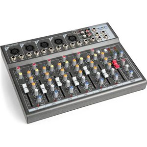 Mengpaneel - Vonyx VMM-F701 - Professionele 7-kanaals mixer met o.a. mp3 speler, echo en delay effecten