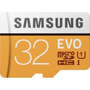 Samsung Evo Micro SD kaart 32GB - met adapter