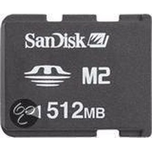 SanDisk MemoryStick Micro(M2) 512MB - geheugenkaart