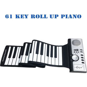 61 toetsen - oprolbare MIDI flexibele elektronische piano - siliconen - draagbaar opvouwbaar - Soft Finger Keyboard Muziekinstrumenten