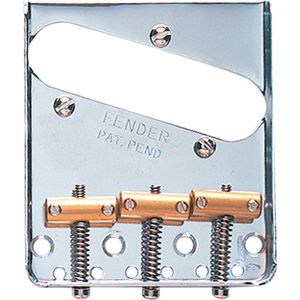 Fender Tele Bridge Set Vintage Chrome - Gitaaronderdeel
