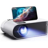 ELEMENTKEY BEAM4 - WiFi Projector 120 inch - 5W Speaker - Beamer met Android - (Netflix / Play Store) - LED 2800 Lumen - 3D - Thuis Theater HDMI - Wit