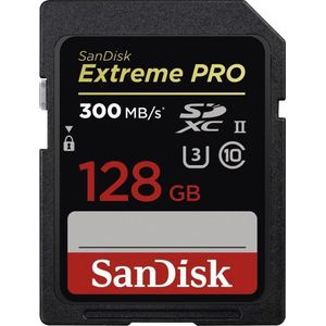 Sandisk SDXC Extreme Pro 128GB 300MB/s C10 UHS-II V30
