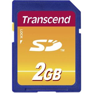 Transcend 2 GB Secure Digital Geheugenkaart