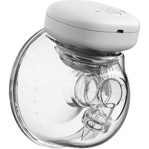 VESFY Elektrische Draadloze Borstkolf met 9 Massage modi - Handsfree & Draagbaar – BPA-Vrij - 80ml - Wit