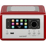Sonoro RELAX V2 - WiFi - Spotify - DAB + radio - Bluetooth - Rood