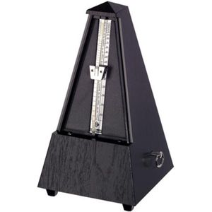 Wittner M 845 161 metronoom Pyramide zwart-houtmaserung/Kunststuk - Accessoire voor keyboards