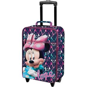 Disney Trolley Minnie Mouse 32 Liter Polyester Blauw/roze