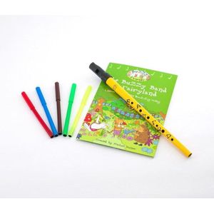 Clarke Buzzy Friends Pack - Tin Whistle + Kleurboek + Stiften