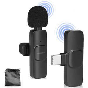 Transnect - Draadloze Lavalier-microfoon - Auto-Sync & ruisonderdrukking - Draagbaar en meervoudig gebruik - voor TEPY-C telefoontoestel – zwart