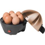 Bestron Eierkoker voor 7 eieren, incl. watermaatbeker, 3 hardheidsgraden, 350 watt, kleur: koper