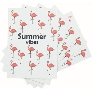 Housevitamin Ansichtkaart Summer Vibes - Set van 5 - A6
