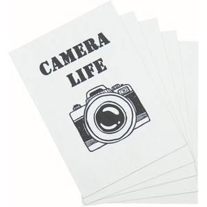 Housevitamin Ansichtkaart Camera Life - Set van 5 - A6