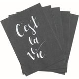 Housevitamin Ansichtkaart C'est la Vie - Set van 5 -A6