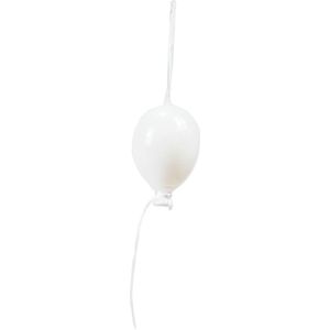 Housevitamin Ballonhanger Glas - Wit - S - 5x8cm