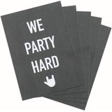 Ansichtkaart - We Party - Papier - Set van 5 - A6