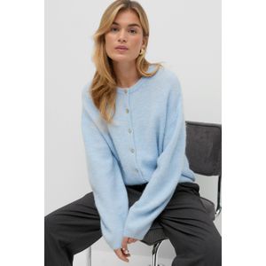 Gina Tricot - Knitted cardigan - Cardigans - Blau - M - Dame