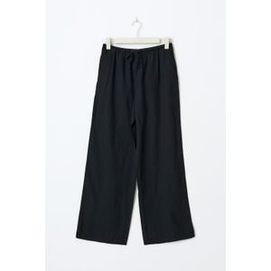 Gina Tricot - petite linen blend trousers - Leinenhosen - Schwarz - S - Dame