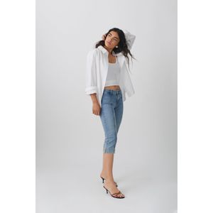 Gina Tricot - Capri jeans - Low waist jeans - Blau - 32 - Dame