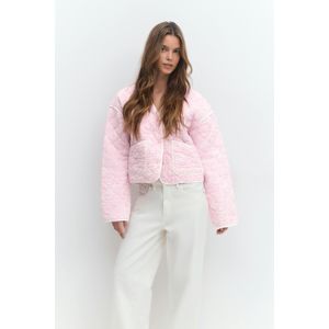 Gina Tricot - Quilted jacket - Jacken - Rosa - L - Dame