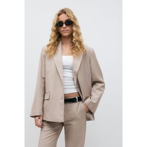 Gina Tricot - Relaxed blazer - Blazer - Beige - 42 - Dame