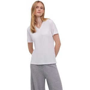 FALKE - T-shirt - Dames - Klassiek V-hals - Lyocell Katoenmix