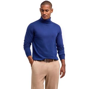 FALKE - Basic Roll Neck - Coltrui - Blauw - Heren