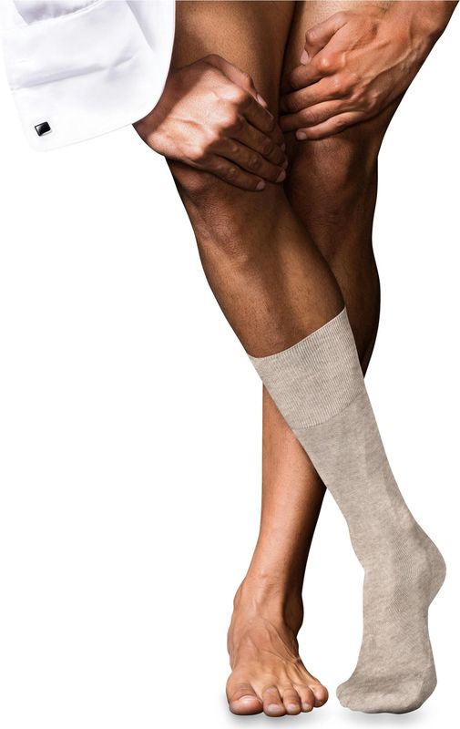 FALKE - No. 9 - Sokken - Katoen - Fijnmazig - Zijige Glans