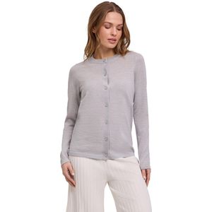 FALKE - Basic New Merino - Cardigan - Grijs