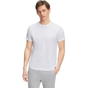 FALKE - Heren T-Shirt - Wit - Gemaakt van Puur Peruaans Pimakatoen