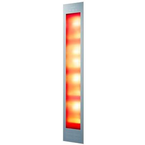 Sunshower Deluxe Organic Grey - 32x187x16cm - UV- en infrarood - inbouw - full body - 2000watt - eindinstallatie en 5 jaar garantie - aluminium Grey 80017 + installatie/garantie