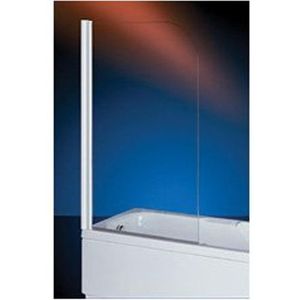 Plieger Royal badklapwand 6mm glas 68x140cm chroom profiel en helder glas ST1C6TC468PL