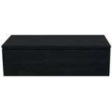 Arcqua Living Onderkast - 100x46x30cm - 1 lades - greeploos - gemelamineerd spaanplaat - oak black ONK494212