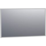 BRAUER Silhouette Spiegel - 120x70cm - zonder verlichting - rechthoek - aluminium - 3535