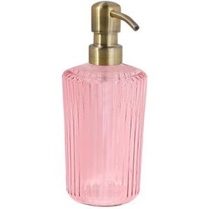 Wellmark x Paveau Handzeep - 350ml - messing pomp - fresh linen - roze glas 8721246860792