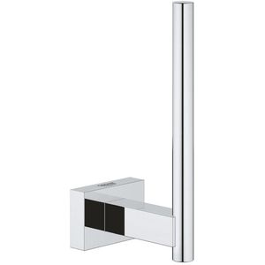 GROHE Essentials Cube Reserverolhouder - WC-rol houder voor 1 rol -  Chroom