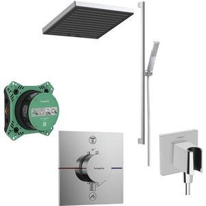 Hansgrohe Showerselect Doucheset - inbouwdeel - thermostaatkraan - hoofddouche - handdouchehouder - glijstang - doucheslang - schuifstuk - staafhanddouche - chroom SW918119/SW918145/SW918577/SW773886/SW918514
