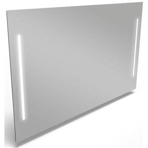 Nemo Spring Quadro spiegel 80x70cm met verticale LED verlichting met schakelaar onderaan M.P53.C.700x800.9